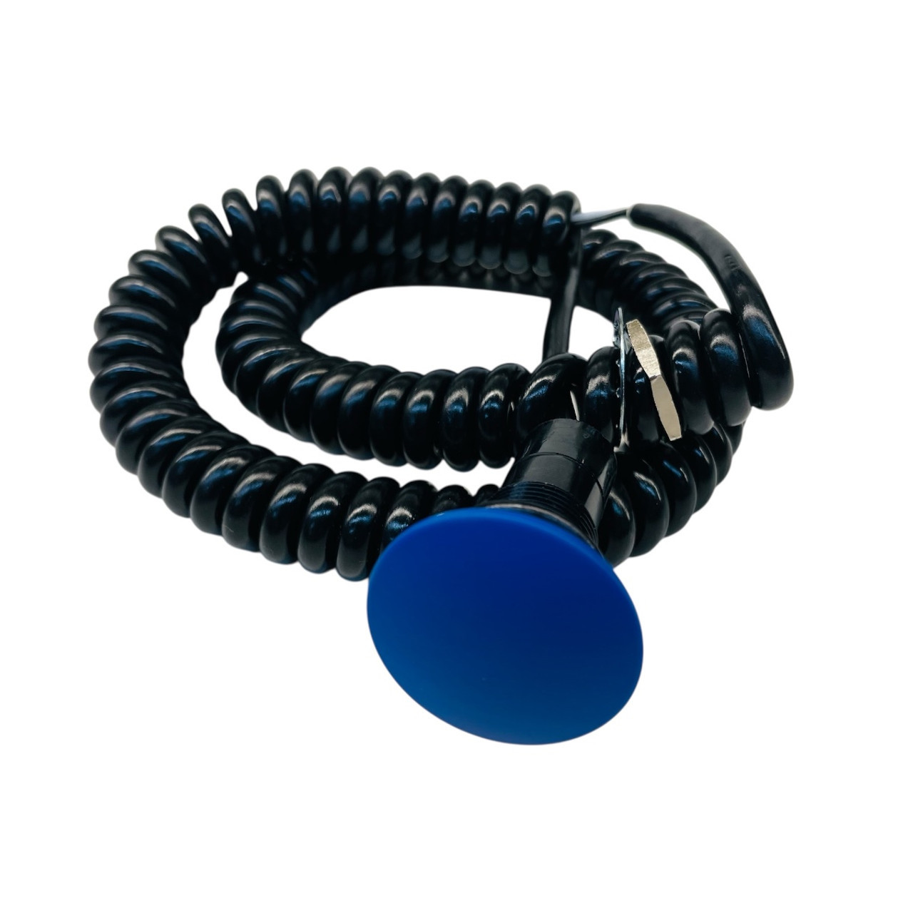 DRAG RACE SOLUTIONS — DRAG RACE SOLUTIONS Shredder Transbrake Button w/Cord - Blue