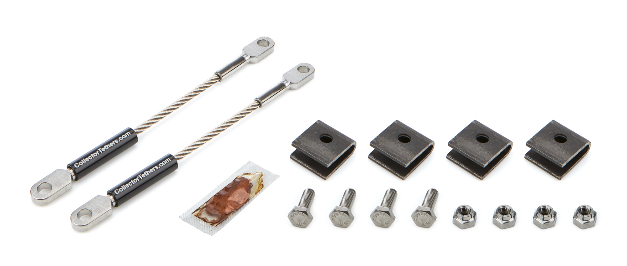 DRAG RACE SOLUTIONS — DRAG RACE SOLUTIONS Mild Stl Weld On Tether Kit Collector Tethers