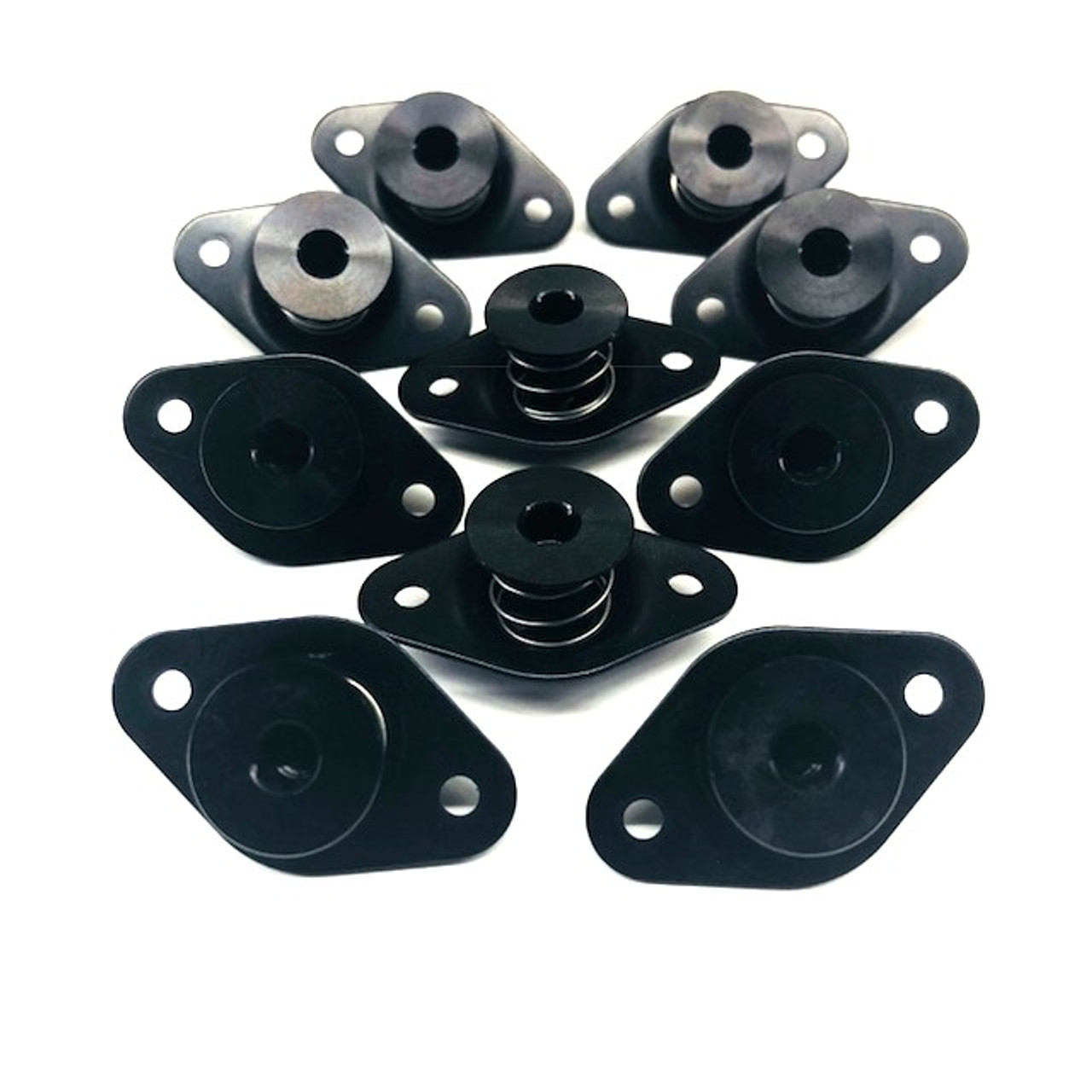 DRAG RACE SOLUTIONS — DRAG RACE SOLUTIONS Qtr Turn Self Eject Alm Fastener Small Hex Head