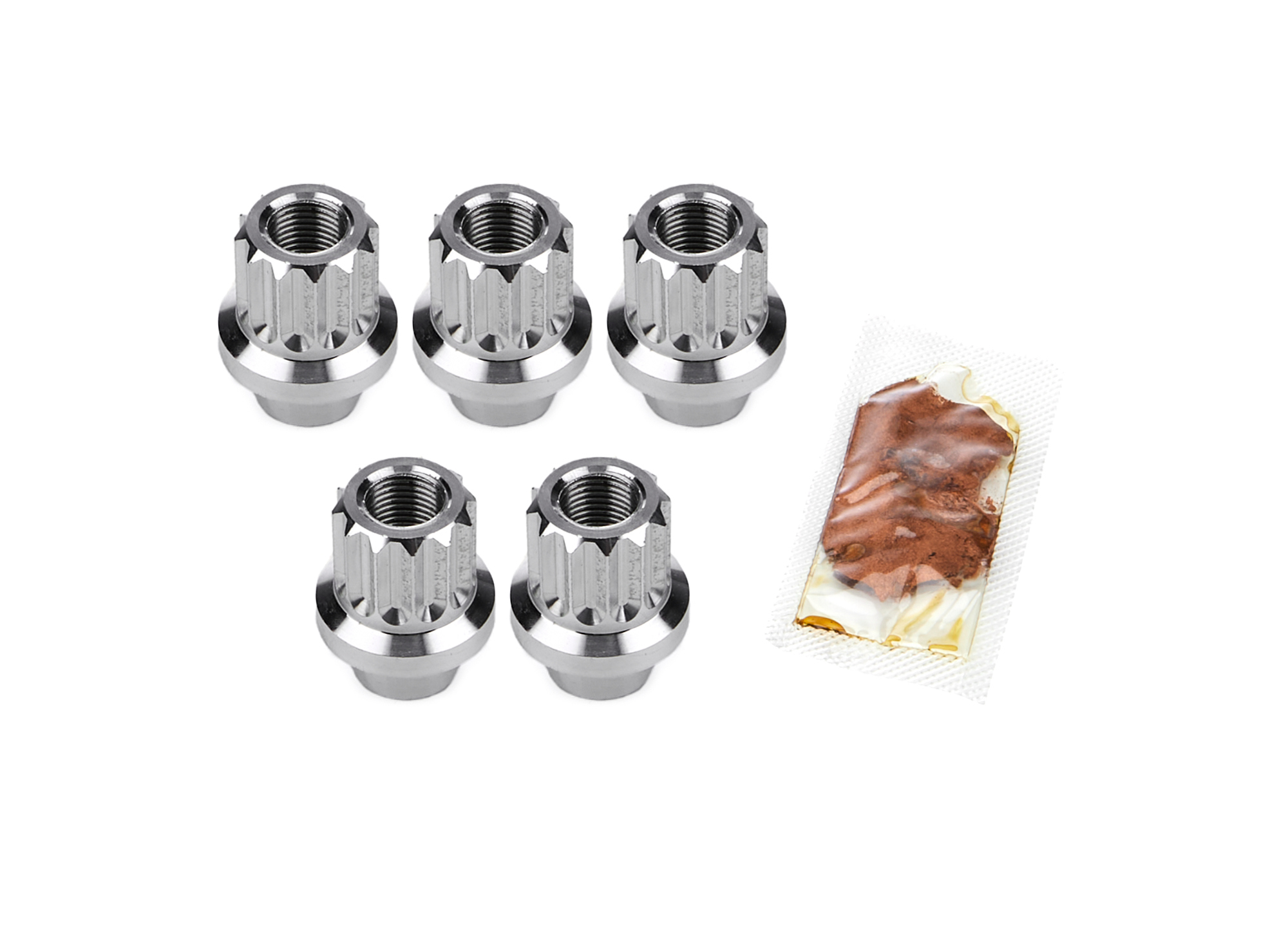 DRAG RACE SOLUTIONS — DRAG RACE SOLUTIONS Billet Aluminum 12pt Lug Nuts 1/2 5pk