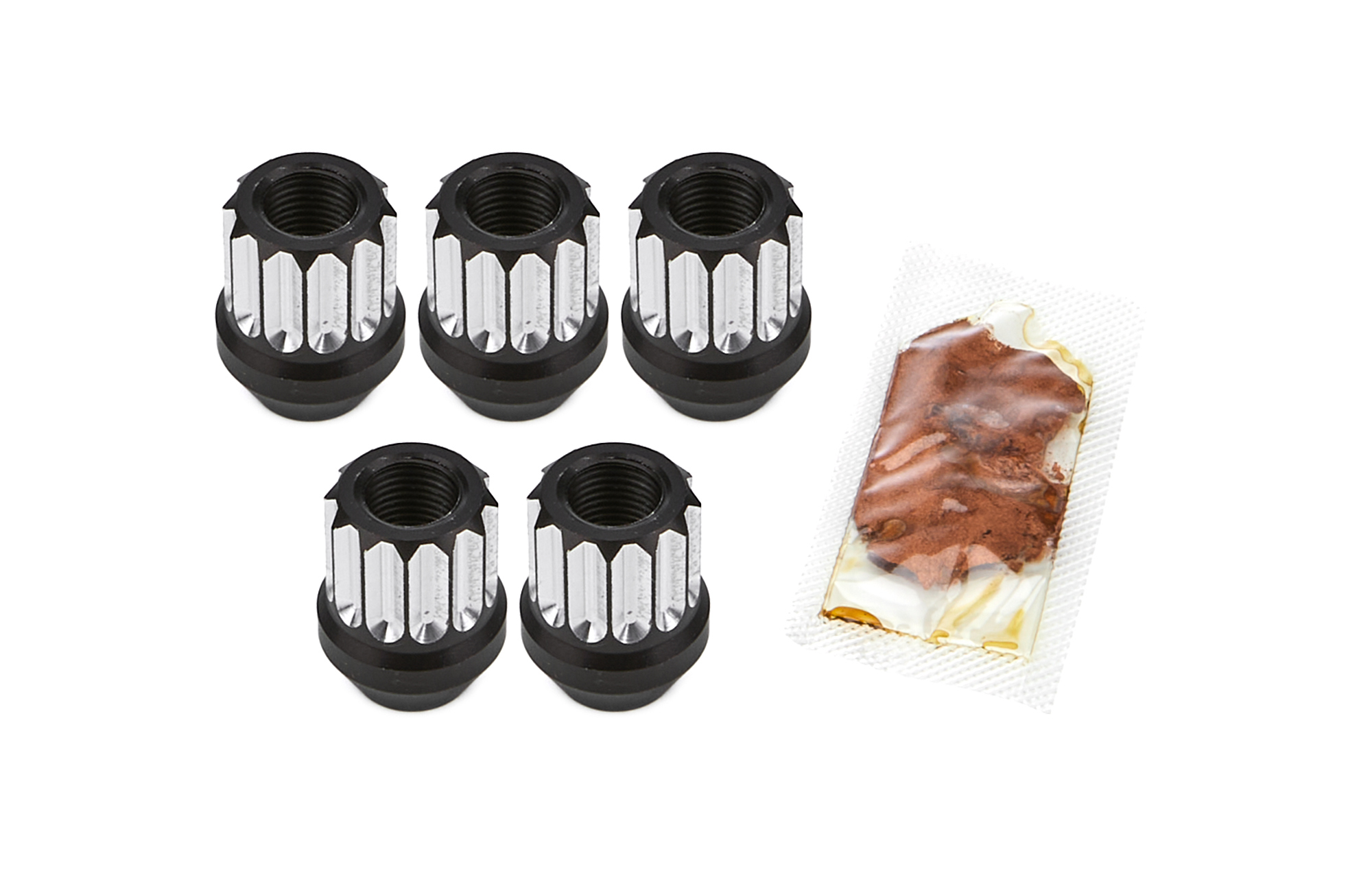 DRAG RACE SOLUTIONS — DRAG RACE SOLUTIONS Billet Aluminum 12pt Lug Nuts 1/2 5pk