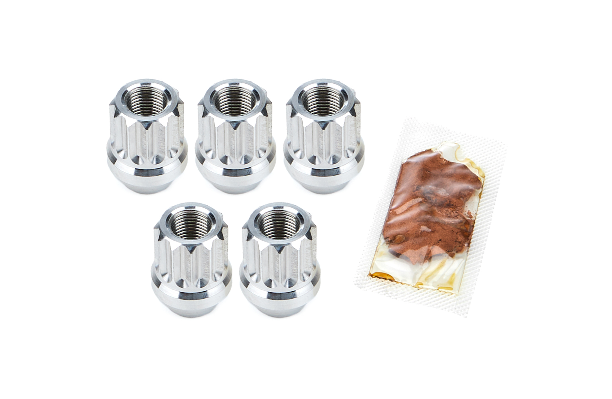 DRAG RACE SOLUTIONS — DRAG RACE SOLUTIONS Billet Aluminum 12pt Lug Nuts 1/2 5pk