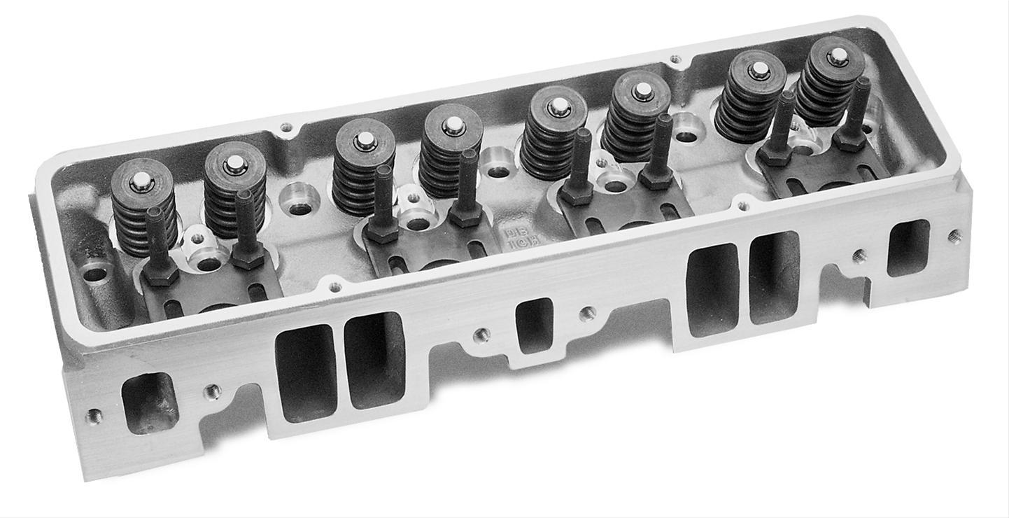 Dart 126222 Cylinder Head, SHP, Assembled, 2.020 / 1.600 in Valve, 180 cc Intake, 72 cc Chamber, 1.550 in Springs, Straight Plug, Aluminum, Small Block Chevy, Each