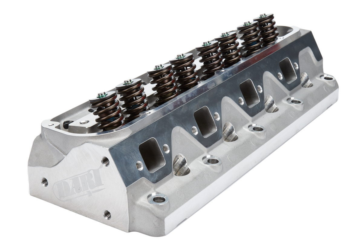 Dart 128121 Cylinder Head, SHP, 2.020 in / 1.600 in Valve, 175 cc Intake, 58 cc Chamber, 1.250 in Springs, Angle Plug, Aluminum, Small Block Ford, Each