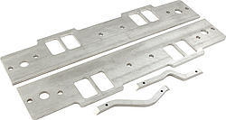Dart 62210004 Intake Manifold Spacer, Aluminum, 18 Degree, Small Block Chevy, Kit