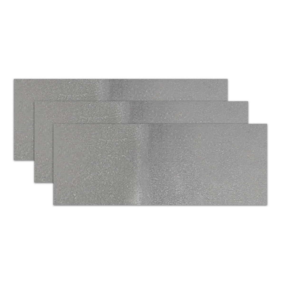 Design Engineering 10740 Oil Filter Heat Shield, 3-1/2 x 4-1/2 x 4 in, Aluminized Fiberglass Fabric, Silver, Set of 3