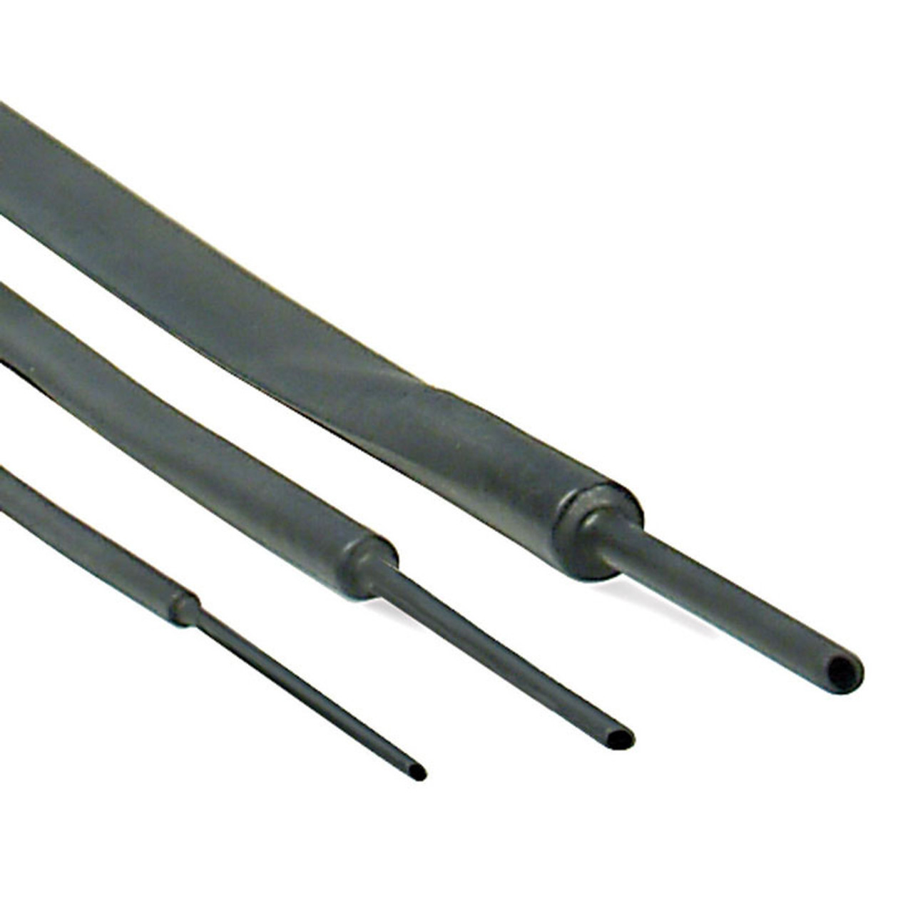 Design Engineering 10839 Shrink Sleeve Tubing, 3 / 6 / 9 mm ID, 4 ft, Black, Kit