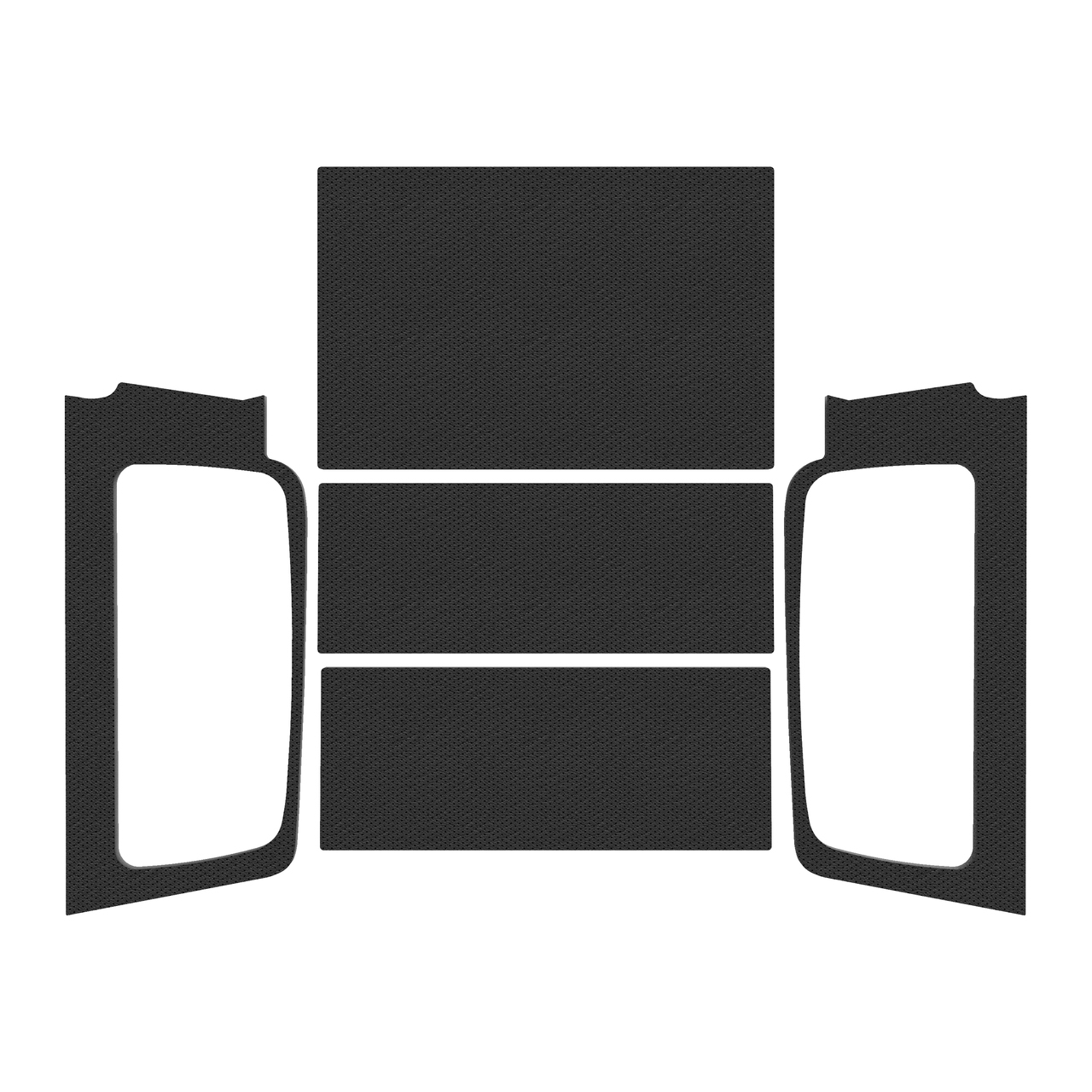 DEI Leather Look Sound Deadening Headliners 50604 Headliner, Polypropylene, Black, 2-Door, Jeep, Kit
