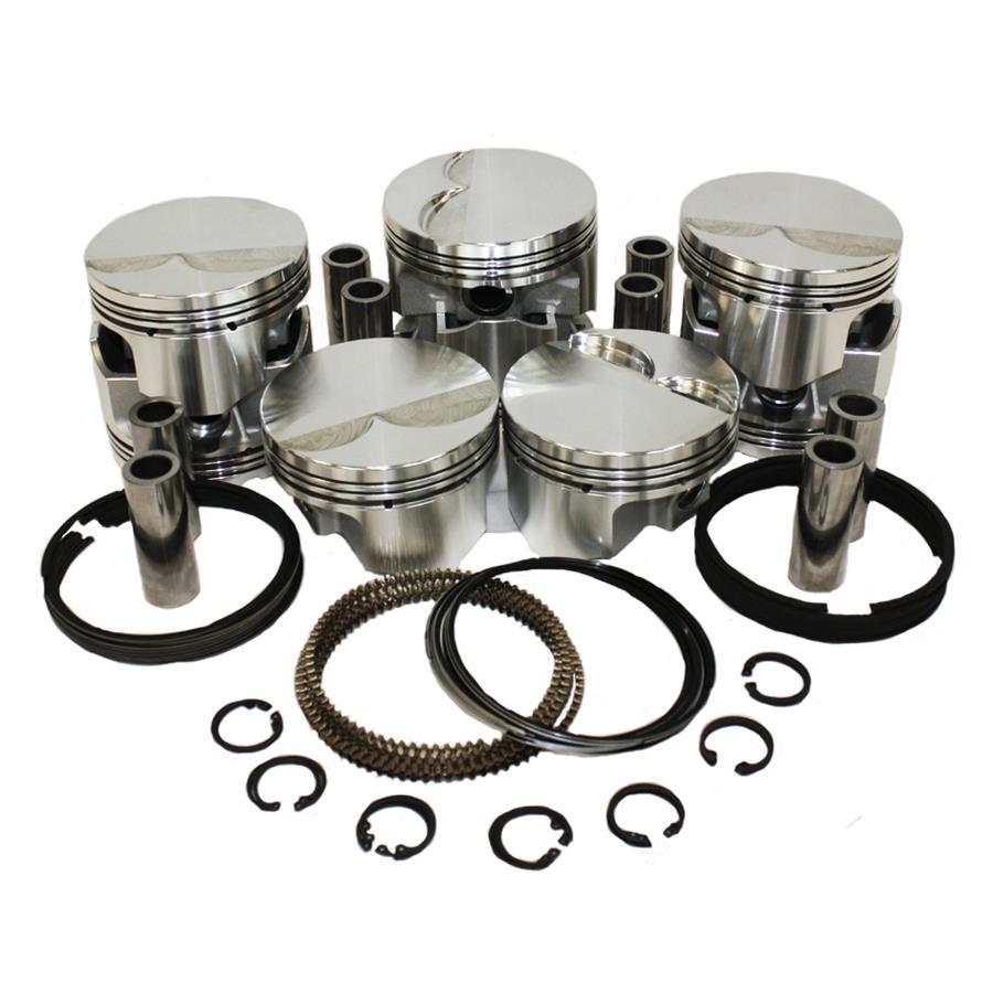 DSS Racing K1830-4030 Piston, SX-Series, Forged, 4.030 in Bore, 1.5 x 1.5 x 3.0 mm Ring Grooves, Minus 5.00 cc, GM LS-Series, Set of 8