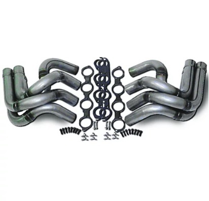 Dynatech 760-94410 Headers, Drag, Weld-Up Kit, 2-3/8 to 2-1/2 in Primary, Collector Required, Steel, Big Block Chevy, Strut Front Chassis, Kit