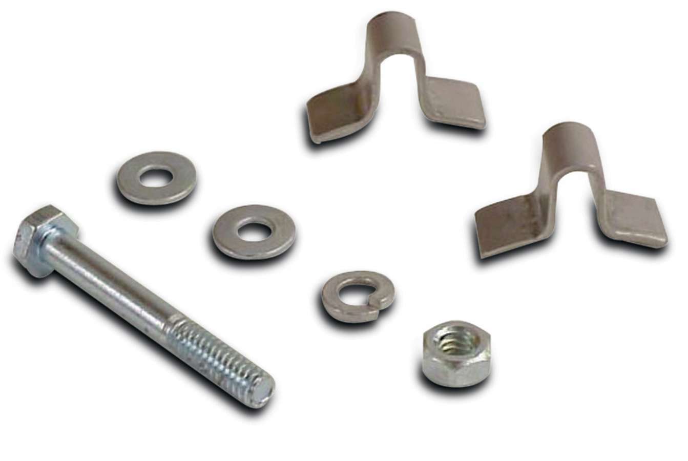 Dynatech 794-00310 - Header Tab Kit, 2 Tabs / 1 Bolt / 1 Nut / 1 Lock Washer / 2 Flat Washers, Steel, Each