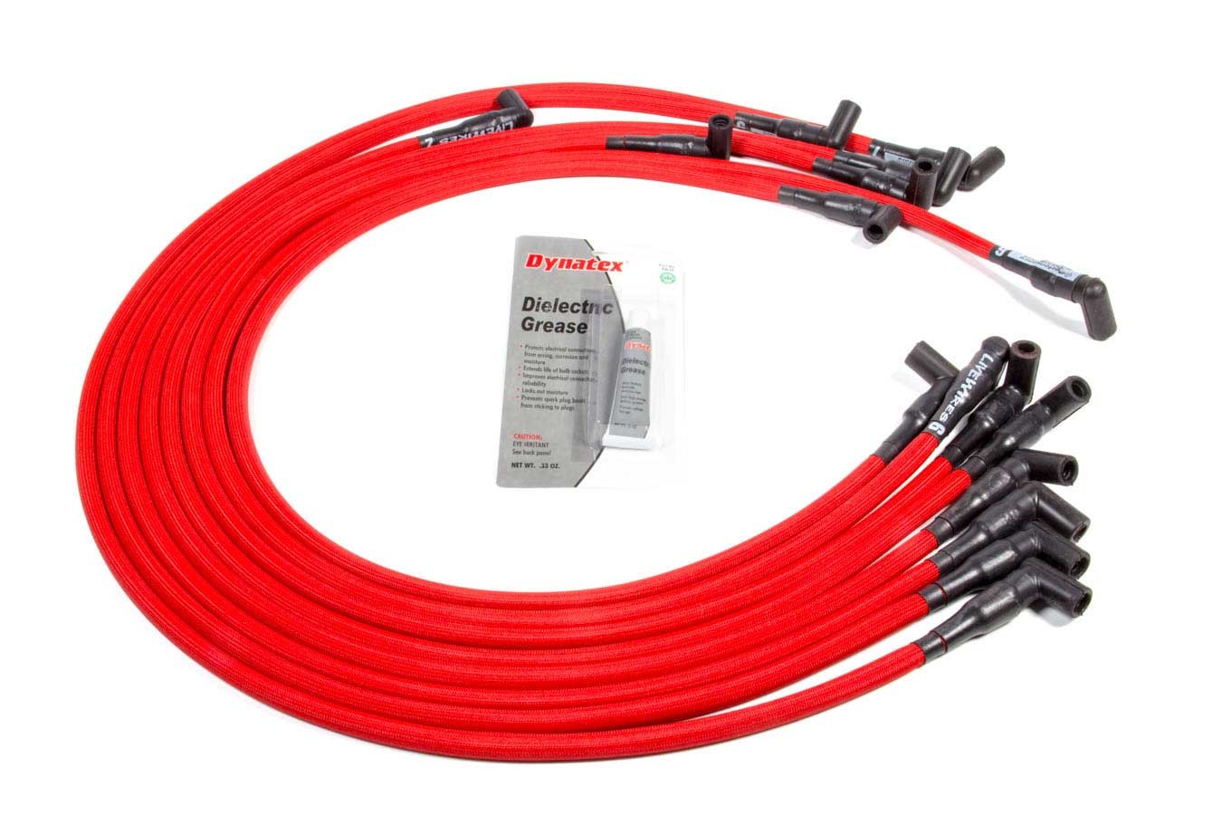 Performance Distributors C9054RD Spark Plug Wire Set, Livewires, Spiral Core, 10 mm, Red, 90 Degree Plug Boots, HEI Style Terminal, GM V8, Kit