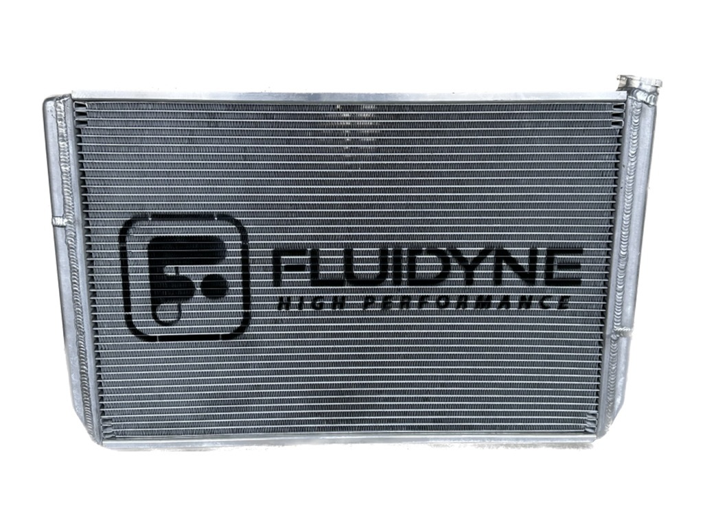FLUIDYNE PERFORMANCE — FLUIDYNE PERFORMANCE Radiator Chevy Closed Triple Pass