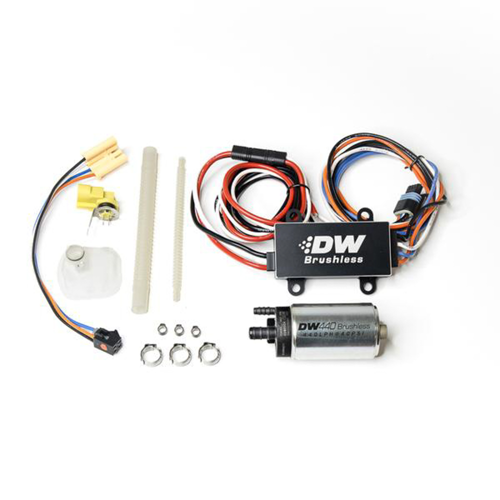 Deatschwerks 9-441-C102-0907 Fuel Pump, DW440, Electric, In-Tank, 440 lph, Install Kit, Gas / Ethanol, Speed Controller Included, Ford Mustang 2011-14, Kit