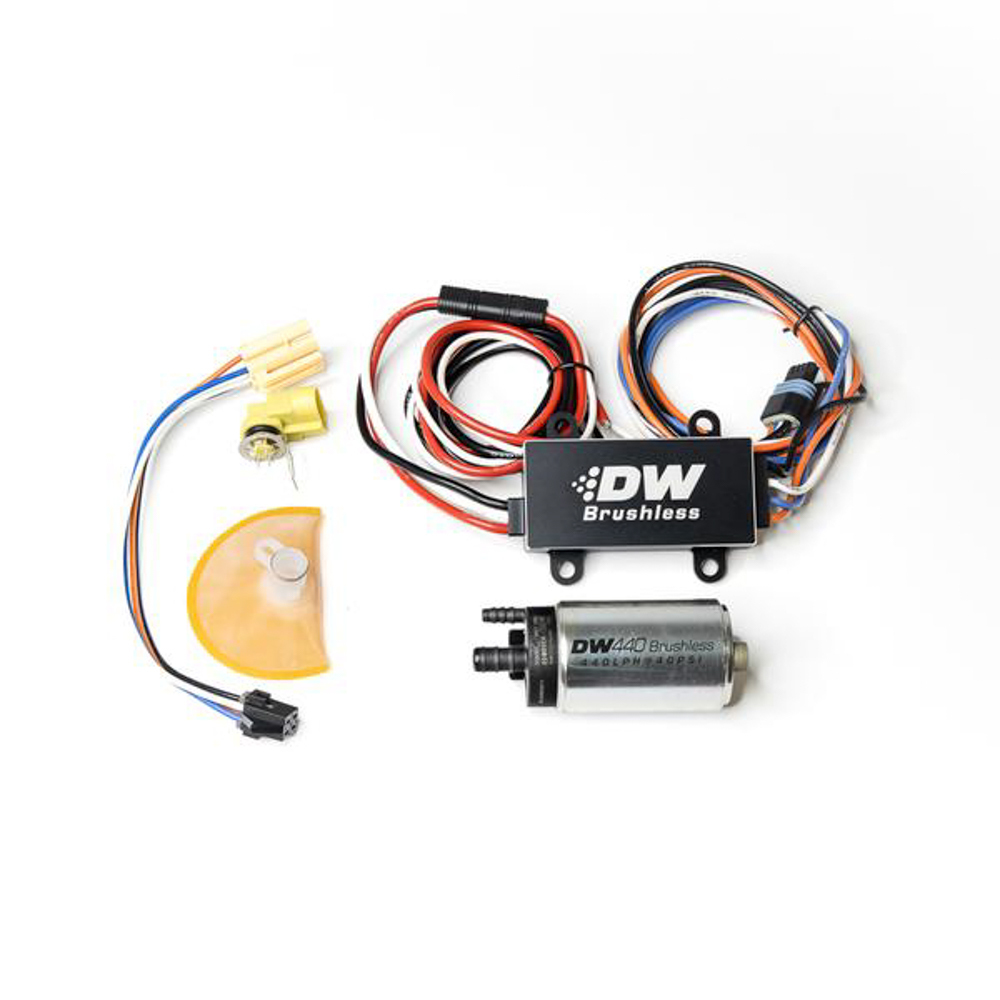 Deatschwerks 9-441-C102-0908 Fuel Pump, DW440, Electric, In-Tank, 440 lph, Install Kit, Gas / Ethanol, Speed Controller Included, Ford Mustang 1999-2004, Kit