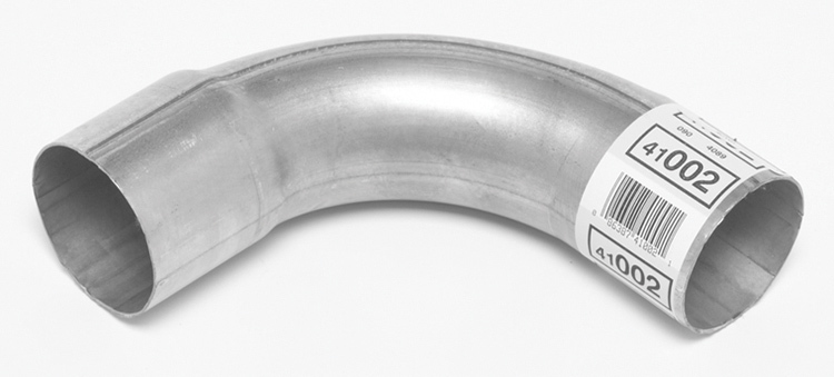 Dynomax 41002 Exhaust Bend, 90 Degree, 2-1/2 in Diameter, 4 in Radius, 6-1/4 x 6-1/4 in Legs, 16 Gauge, Steel, Aluminized, Each