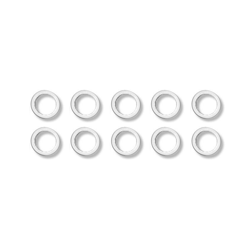 Earls 177005ERL Crush Washer, 5 AN, 1/2 in ID, Aluminum, Set of 10