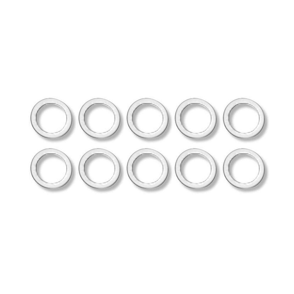 Earls 177006ERL Crush Washer, 6 AN, 9/16 in ID, Aluminum, Set of 10