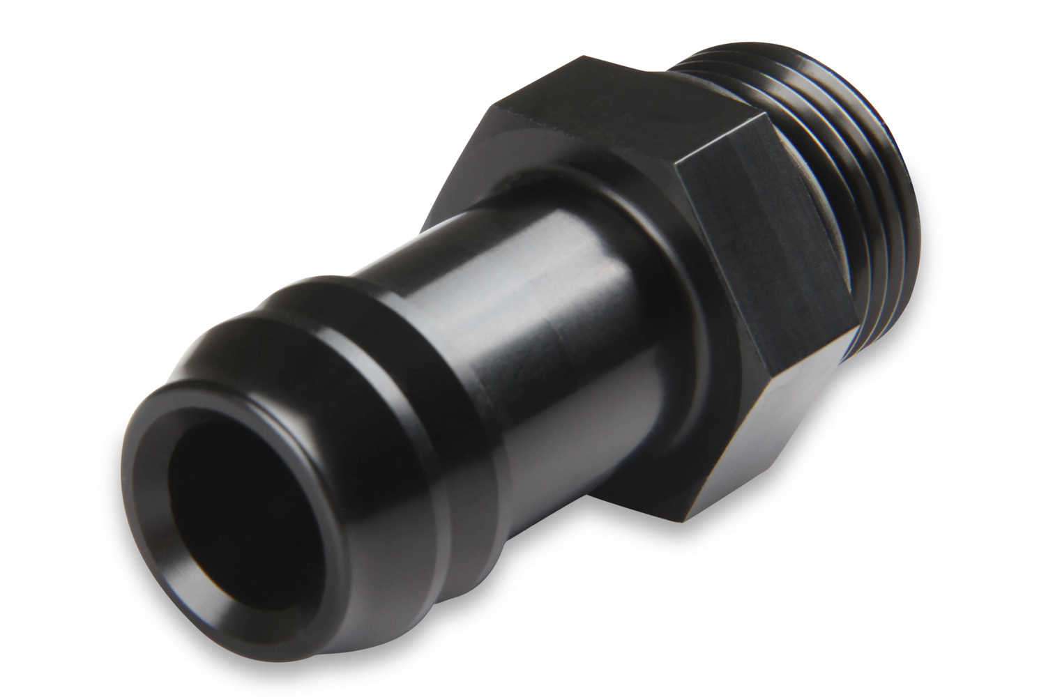 Earls AT785013ERL Fitting, Tube End, 10 AN Male to 3/4 in Tubing, Aluminum, Black Anodized, Each