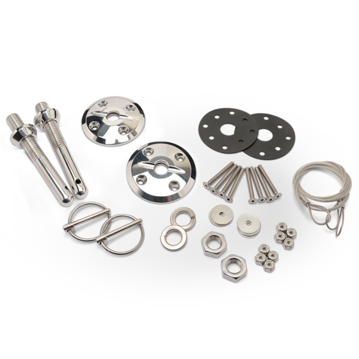 EDDIE MOTORSPORTS — EDDIE MOTORSPORTS Hood Pin Kit Thru-Bolt