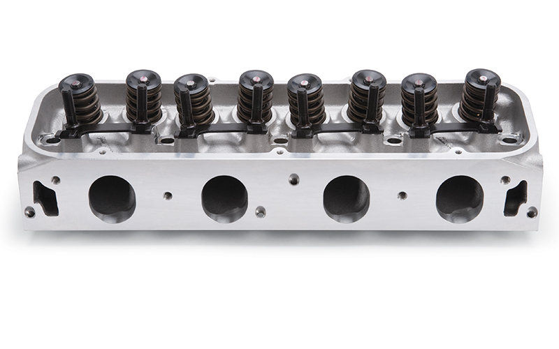 Edelbrock 60665 Cylinder Head, Performer RPM, Assembled, 2.190 / 1.760 in Valve, 292 cc Intake, 95 cc Chamber, 1.550 in Springs, Aluminum, Big Block Ford, Each