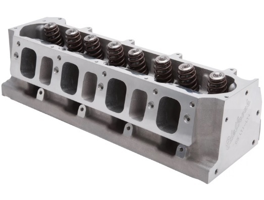 Edelbrock 77119 Cylinder Head, Performer RPM, Assembled, 2.165 / 1.600 in Valve, 305 cc Intake, 60 cc Chamber, 1.320 in Springs, Angle Plug, Aluminum, GM GenV LT-Series, Each