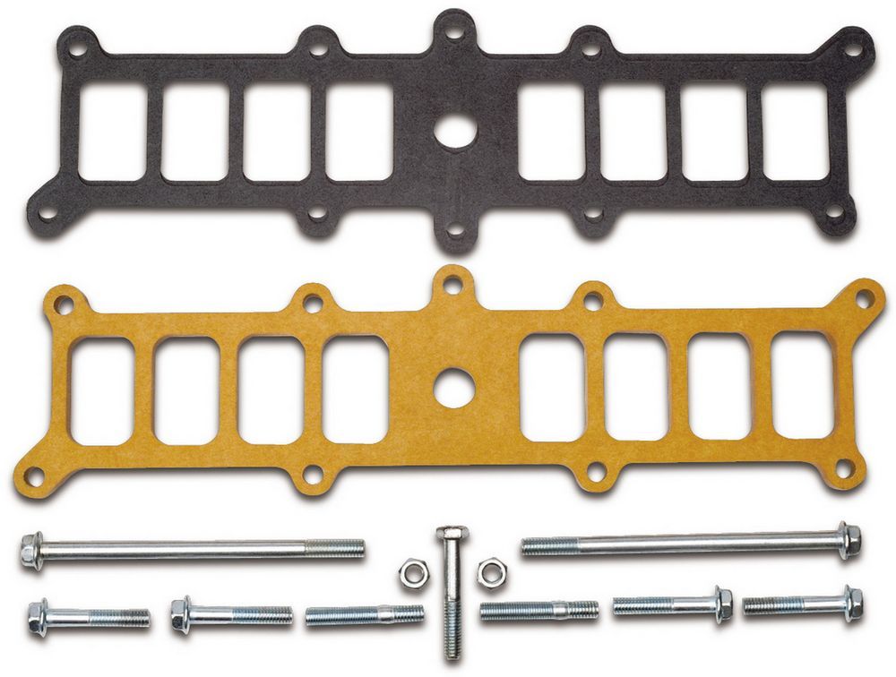 Edelbrock 8727 Intake Plenum Spacer, Phenolic, Edelbrock Performer 5.0 EFI Manifold, Small Block Ford, Kit