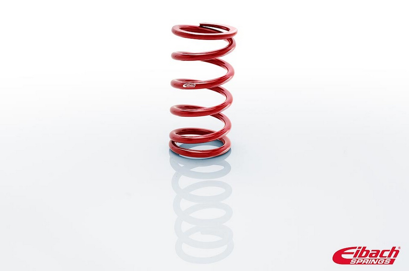 Eibach 0950.500.0550 Coil Spring, Coil-Over, 5.0 in OD, 9.500 in Length, 550 lb/in Spring Rate, Front, Steel, Red Powder Coat, Each