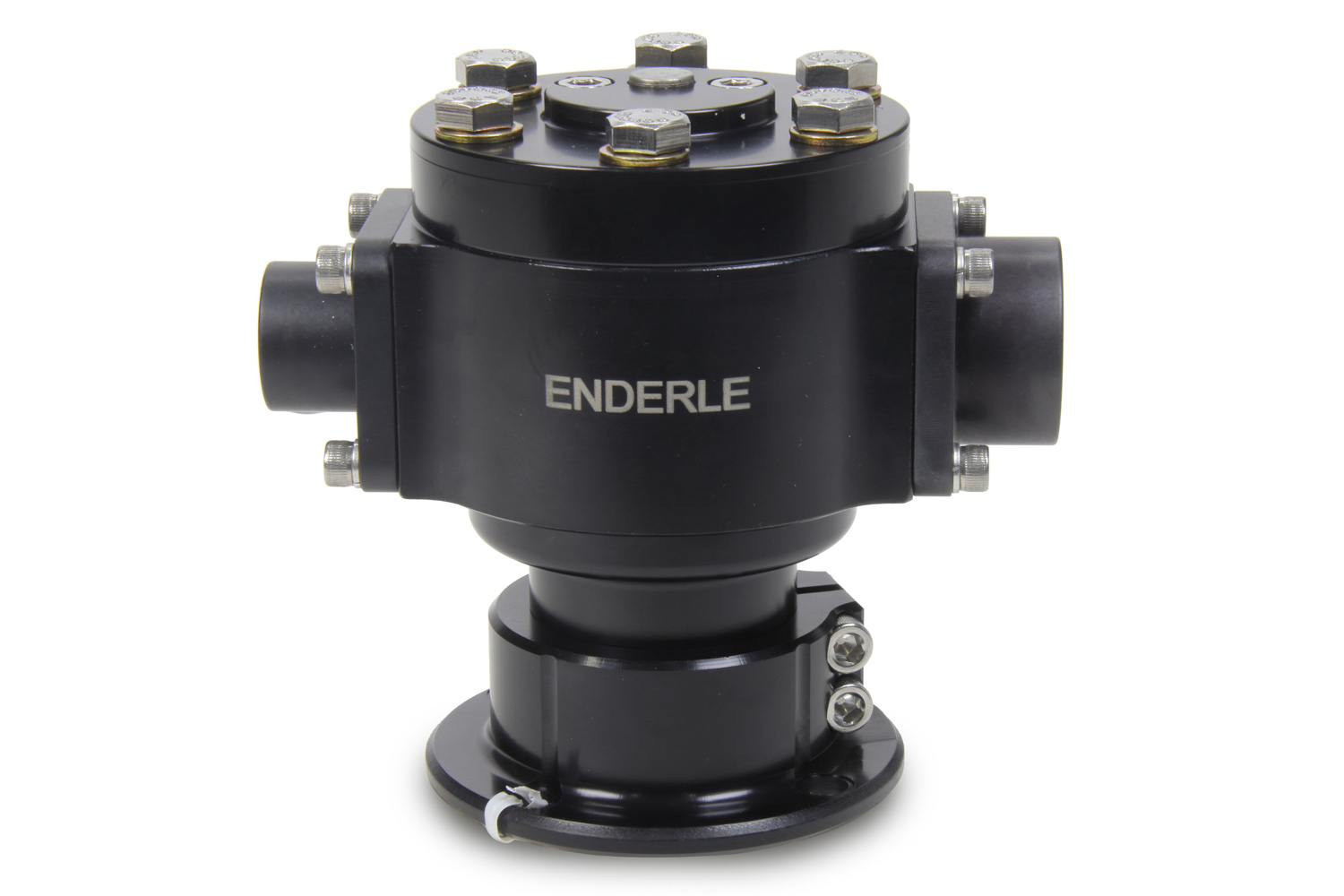 Enderle 3003 Fuel Pump, Hex Driven, 7.0 gph, In-Line, 8 AN Female O-Ring Inlet / Outlet, Aluminum, Black Paint, Alcohol / E85 / Gas, Each