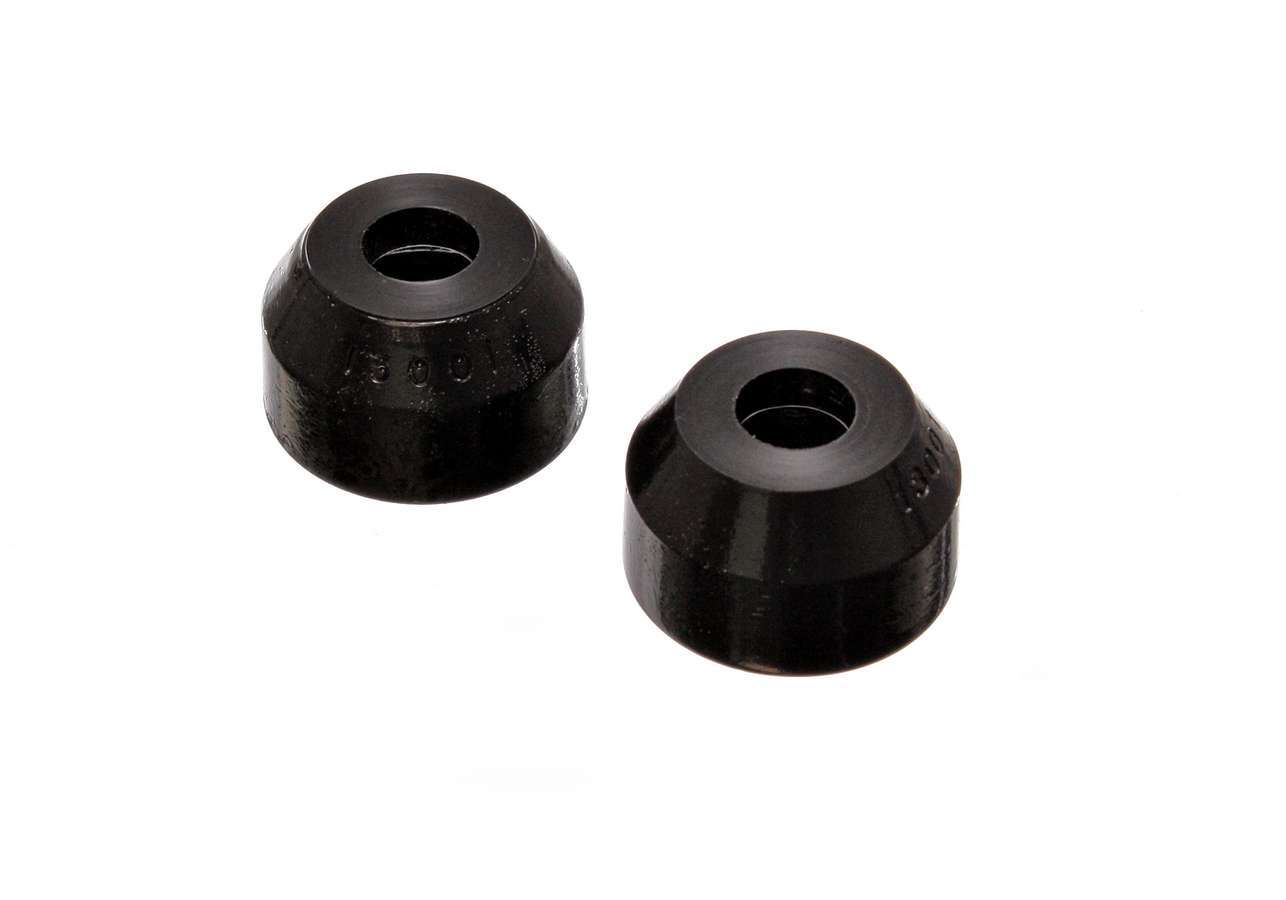 Energy Suspension Universal Round Tie Rod End Dust Boots Set of 2 Black
