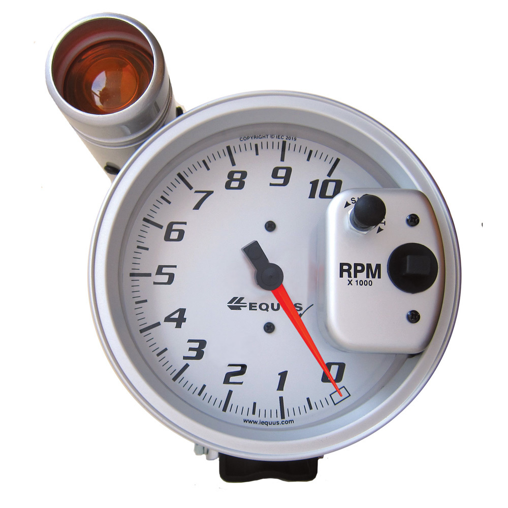 EQUUS — EQUUS 5in Dia Tachometer 10K RPM w/Ext Shift-Lite