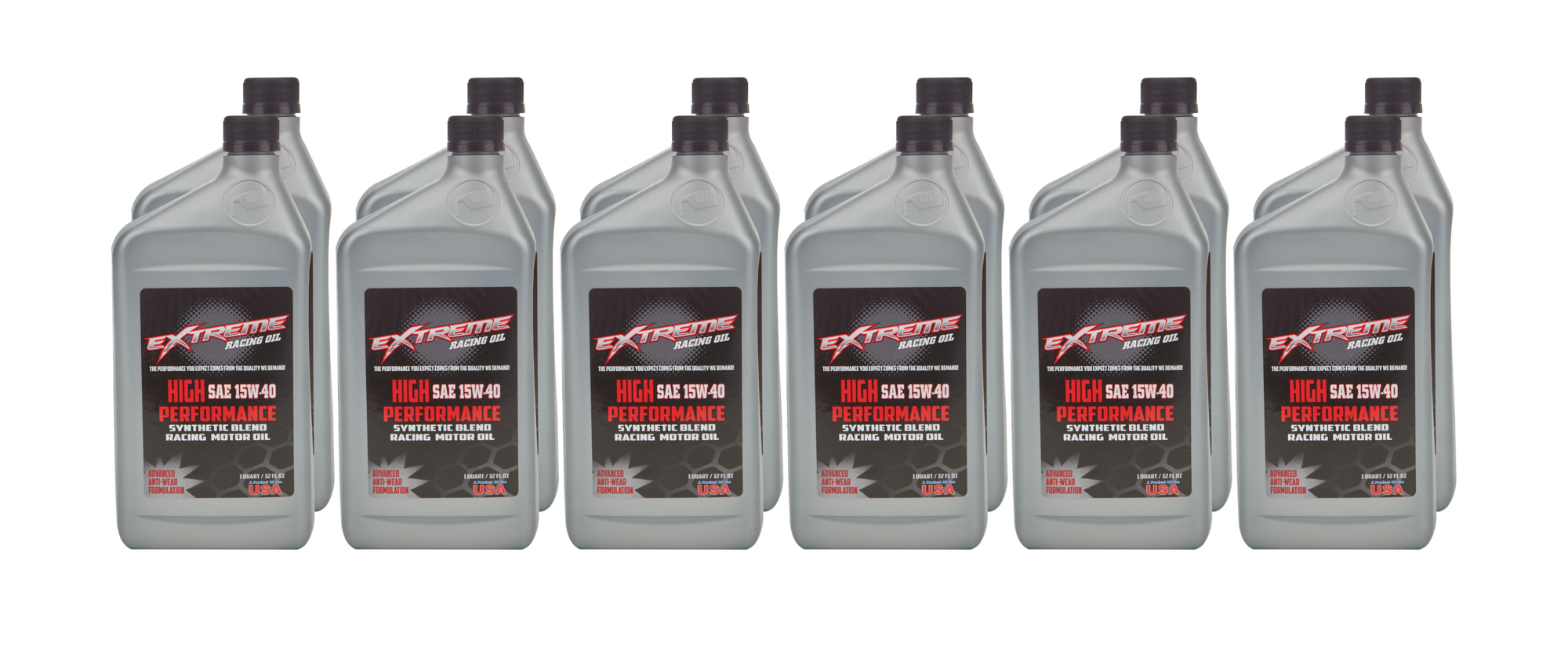EXTREME RACING OIL — EXTREME RACING OIL 15W40 Synthetic Blend 12 x 1 Quart