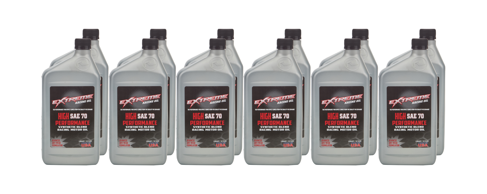 EXTREME RACING OIL — EXTREME RACING OIL SAE 70 Synthetic Blend 12 x 1 Quart