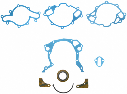 Fel Pro TCS45449 - Timing Cover Gasket, Composite, Ford Small Block, Kit