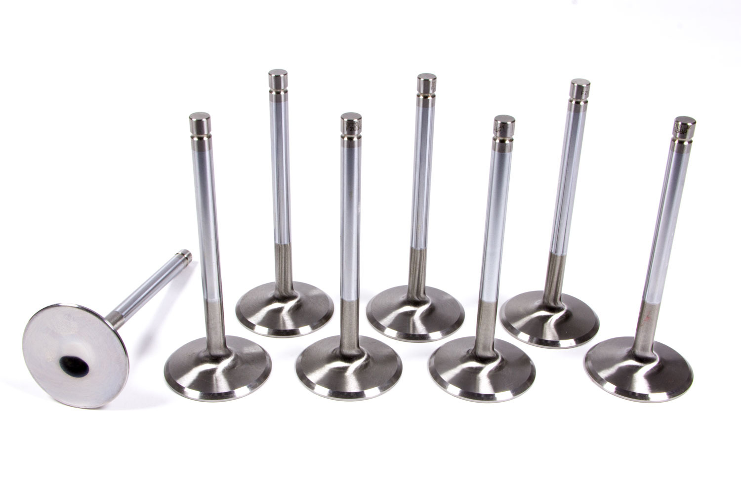 Ferrea F1006P-8 Intake Valve, Competition Plus, 2.020 in Head, 11/32 in Valve Stem, 4.960 in Long, Stainless, Small Block Ford, Set of 8