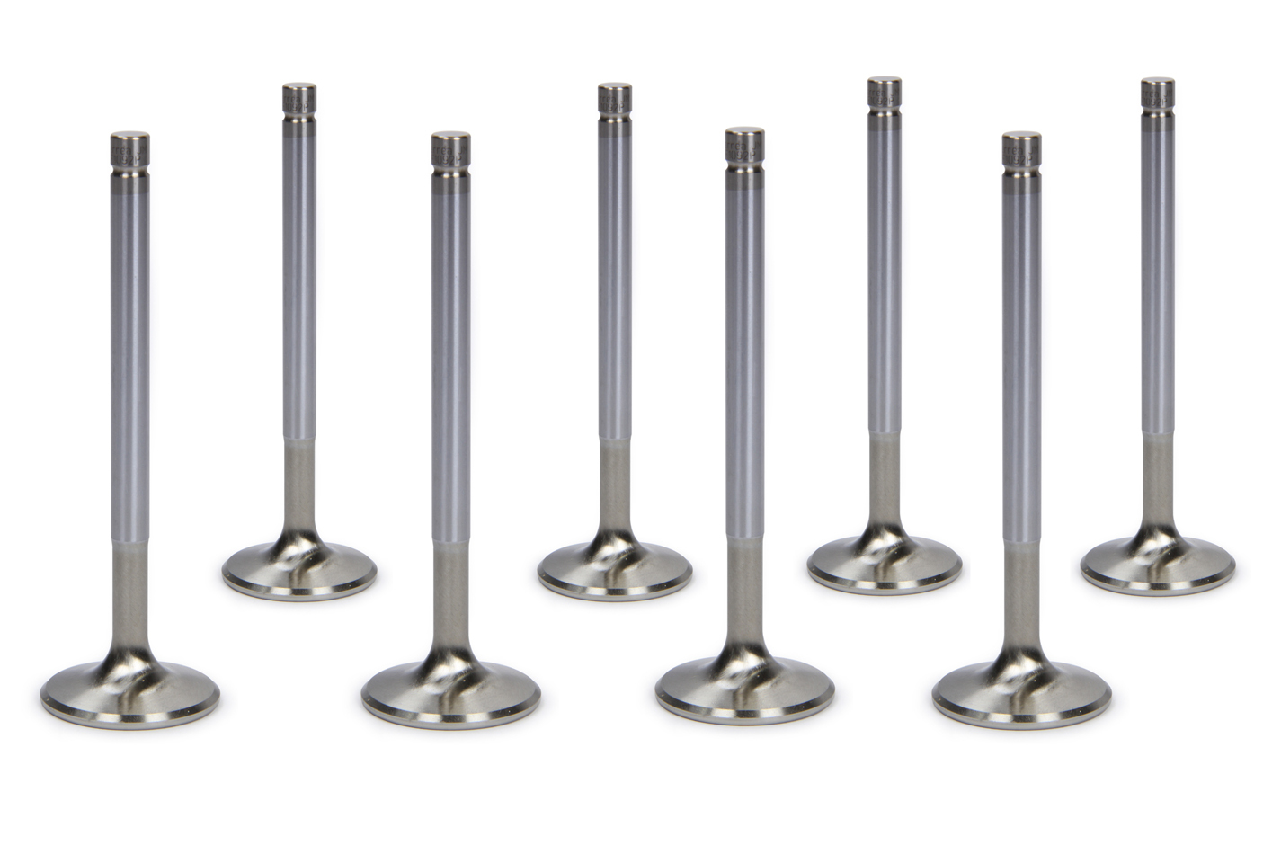 Ferrea F1092P-8 Exhaust Valve, Competition Plus, 1.600 in Head, 11/32 in Valve Stem, 5.060 in Long, Stainless, Various Applications, Set of 8