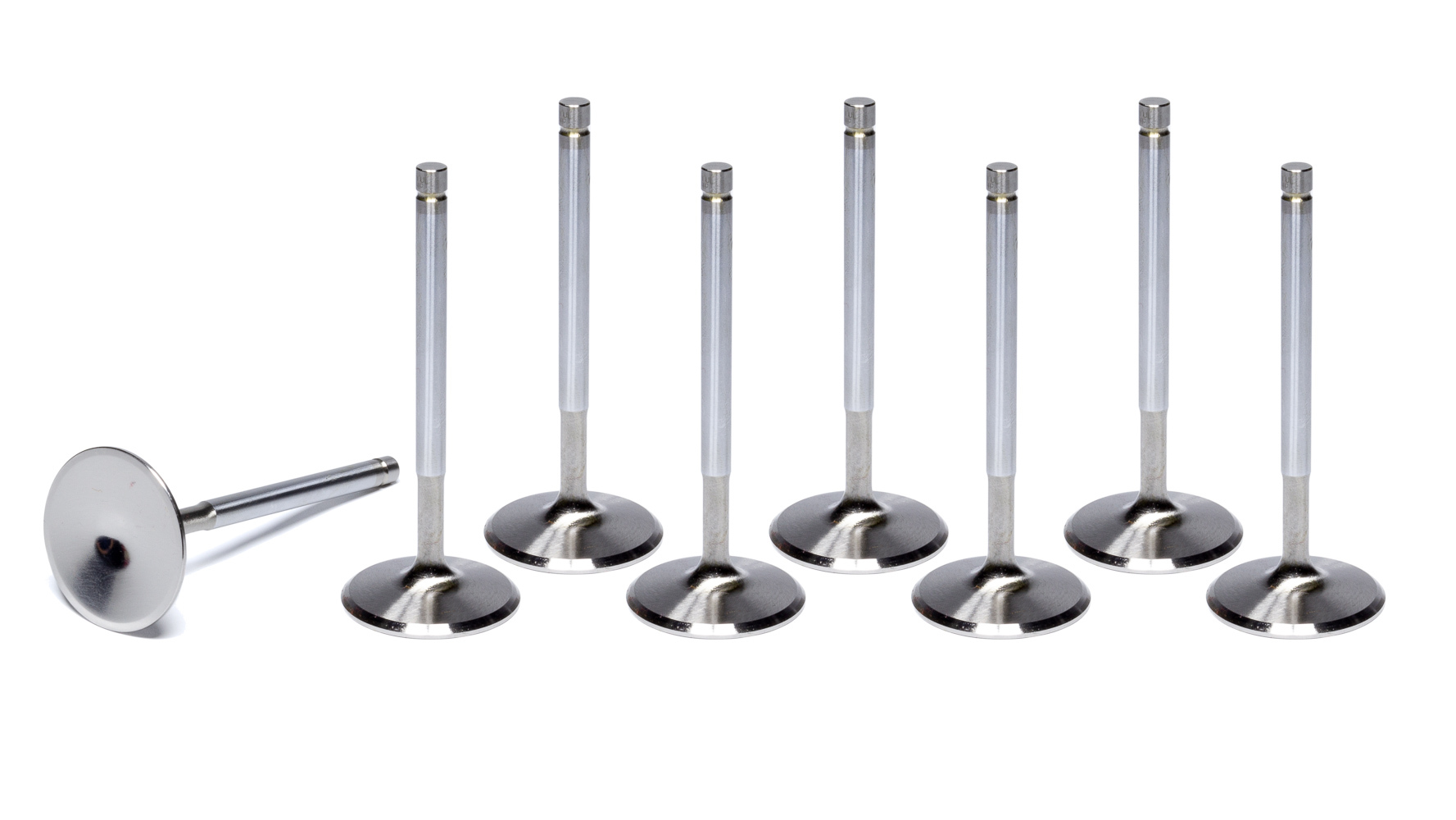 Ferrea F1095P-8 Exhaust Valve, Competition Hollow, 1.940 in Head, 11/32 in Valve Stem, 4.960 in Long, Stainless, Various Applications, Set of 8