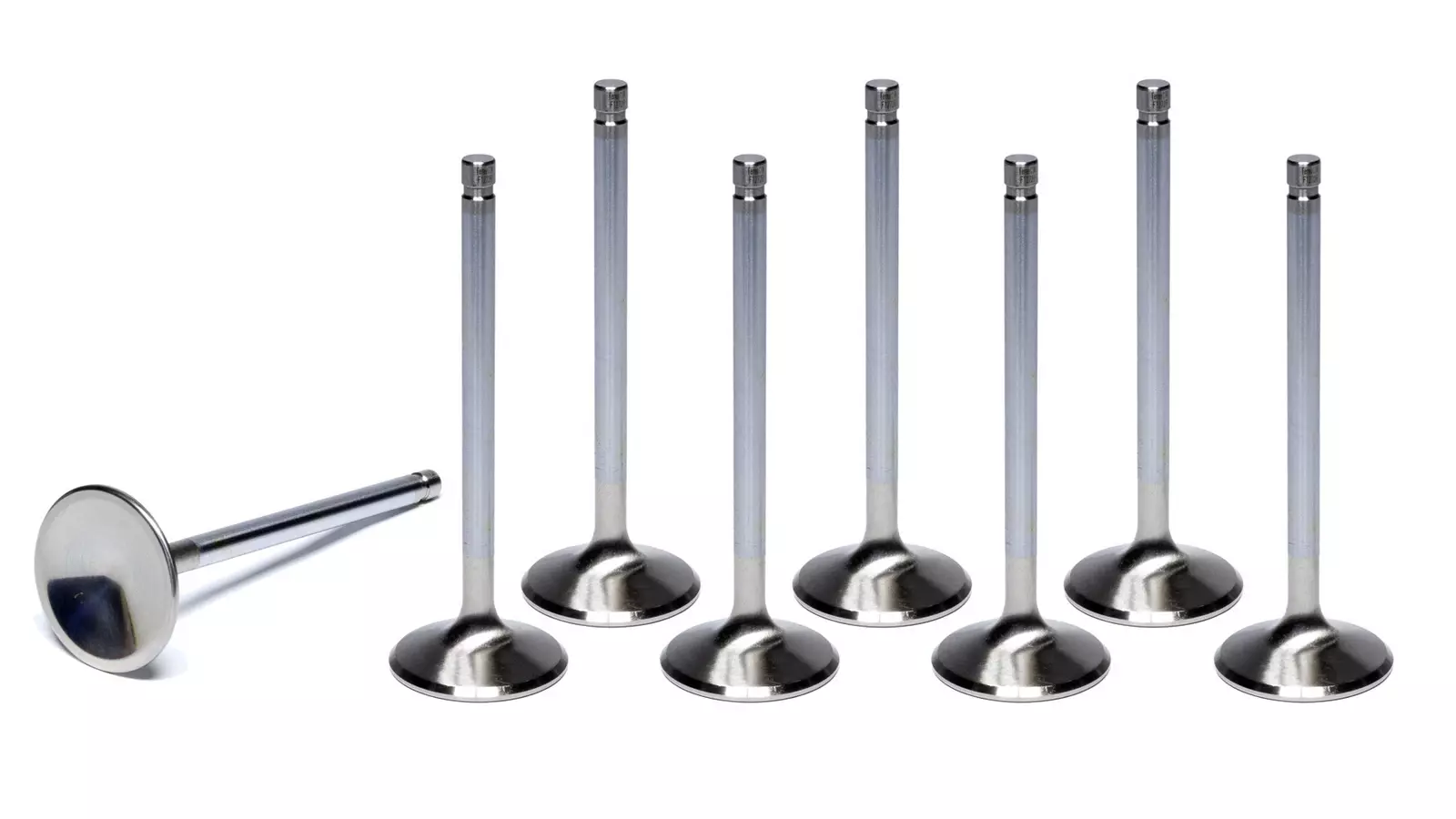 Exhaust Valve - Competition Plus - 1.900 in Head - 11/32 in Valve Stem - 6.240 in Long - Stainless - Various Ford Applications - Set of 8