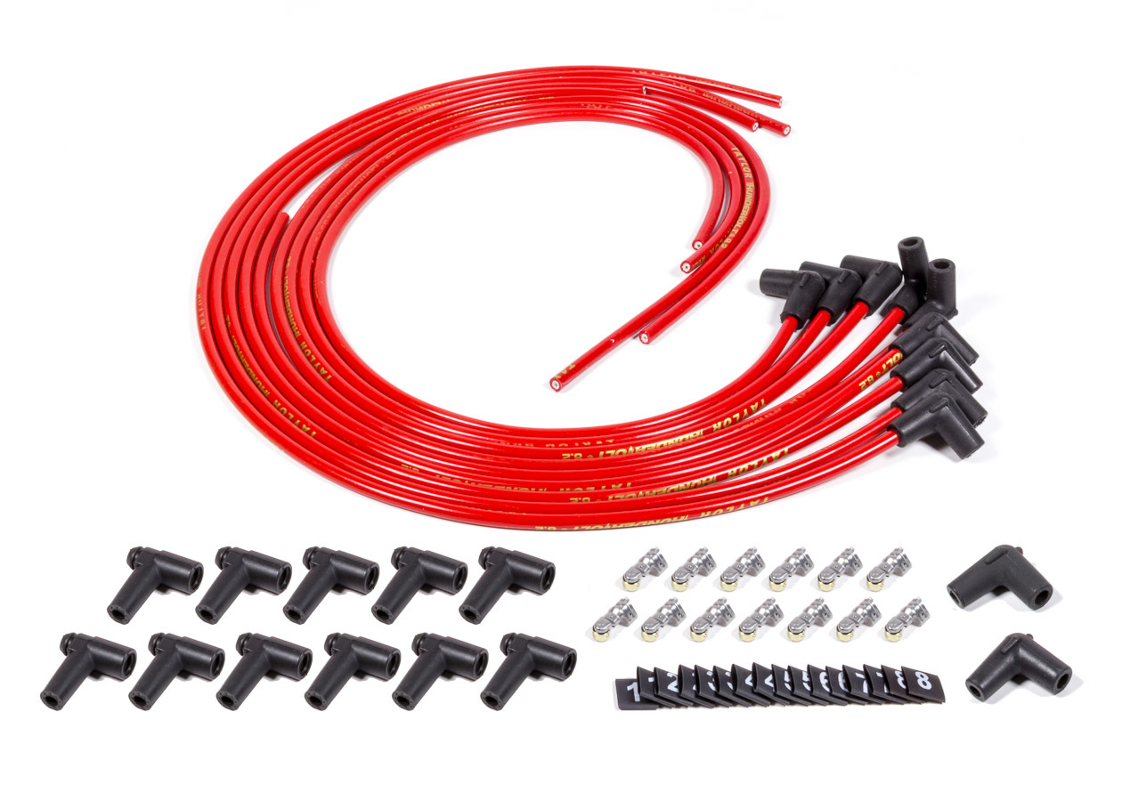 Spark Plug Wire Set 90deg Red Sprint MagFIESUPP90R