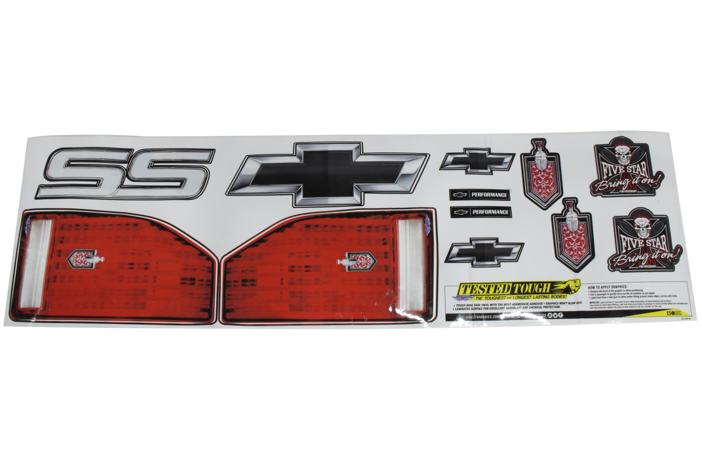FIVESTAR — FIVESTAR Taillight Graphics MD3 88 Chevy Monte Carlo