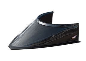 FIVESTAR — FIVESTAR MD3 Hood Scoop 5in Tall Curved C/F Look
