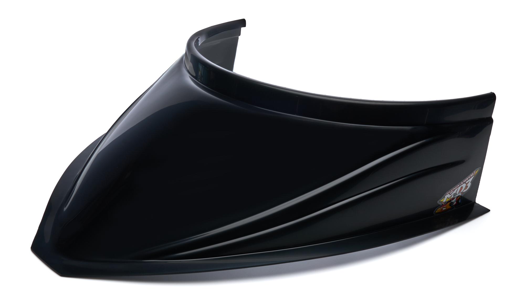 FIVESTAR — FIVESTAR Hood Scoop 5in Tall 18in Wide Curved Black