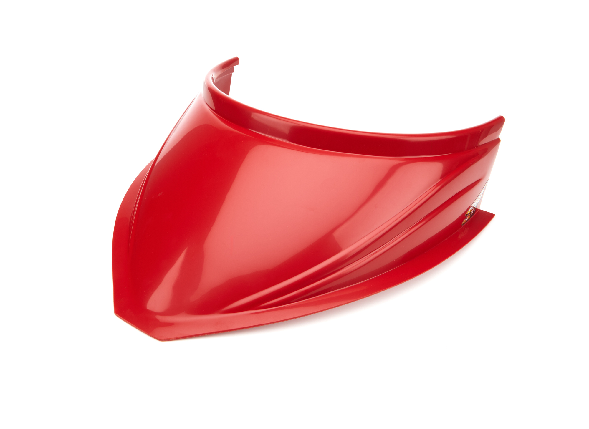 FIVESTAR — FIVESTAR MD3 Hood Scoop 5in Tall 18in Wide Curved Red