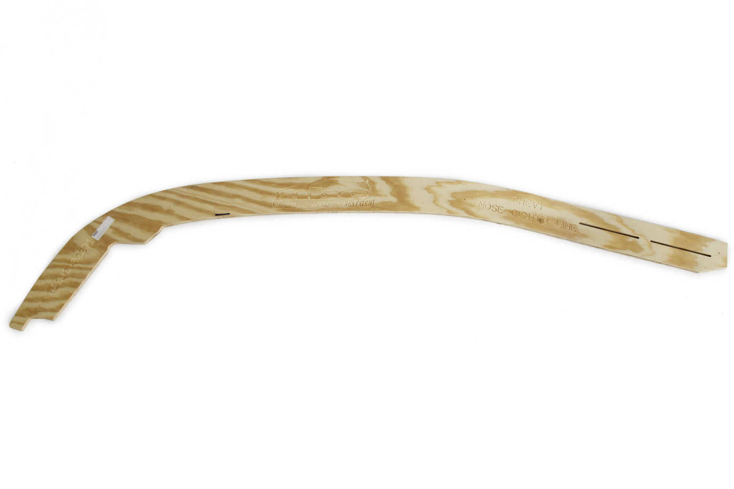 Template - Nose Centerline - Wood - ABC NextGen - Each