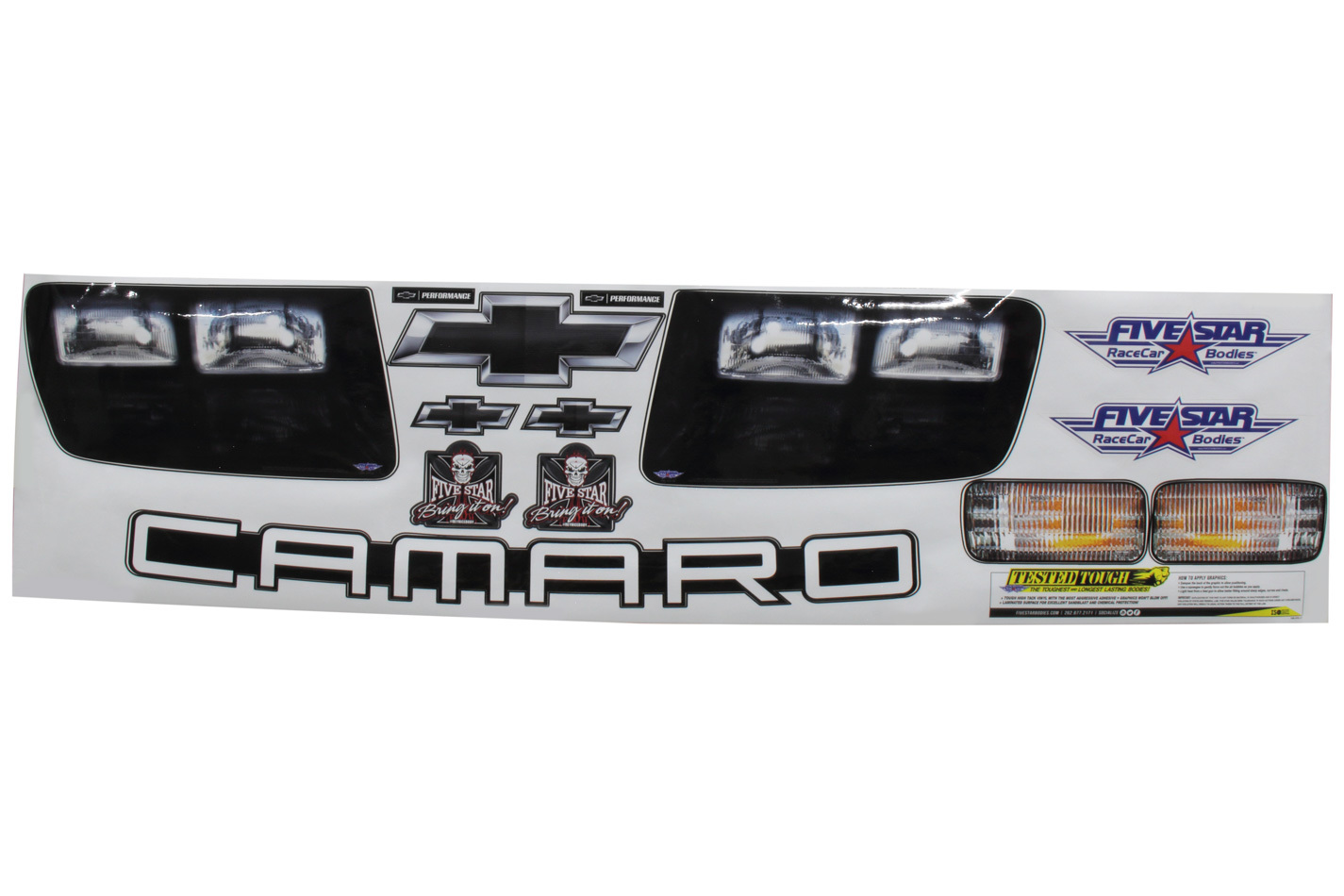 FIVESTAR — FIVESTAR Camaro Headlight Sticker