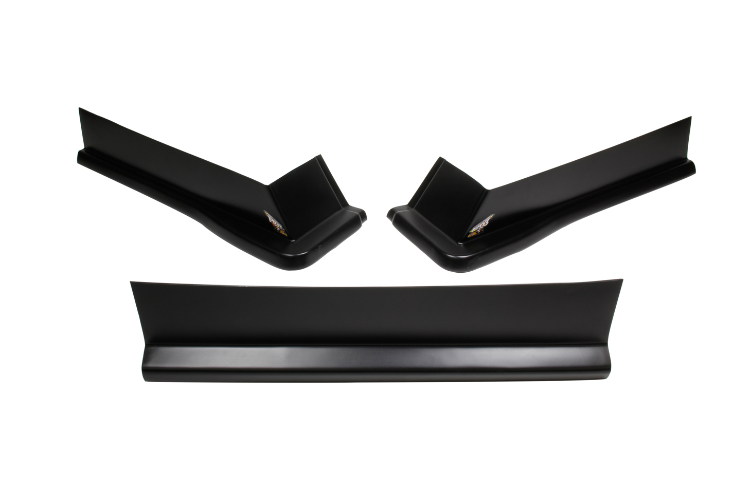 Air Valance - MD3 - 3 Piece - Molded Plastic - Black - Modified - Kit