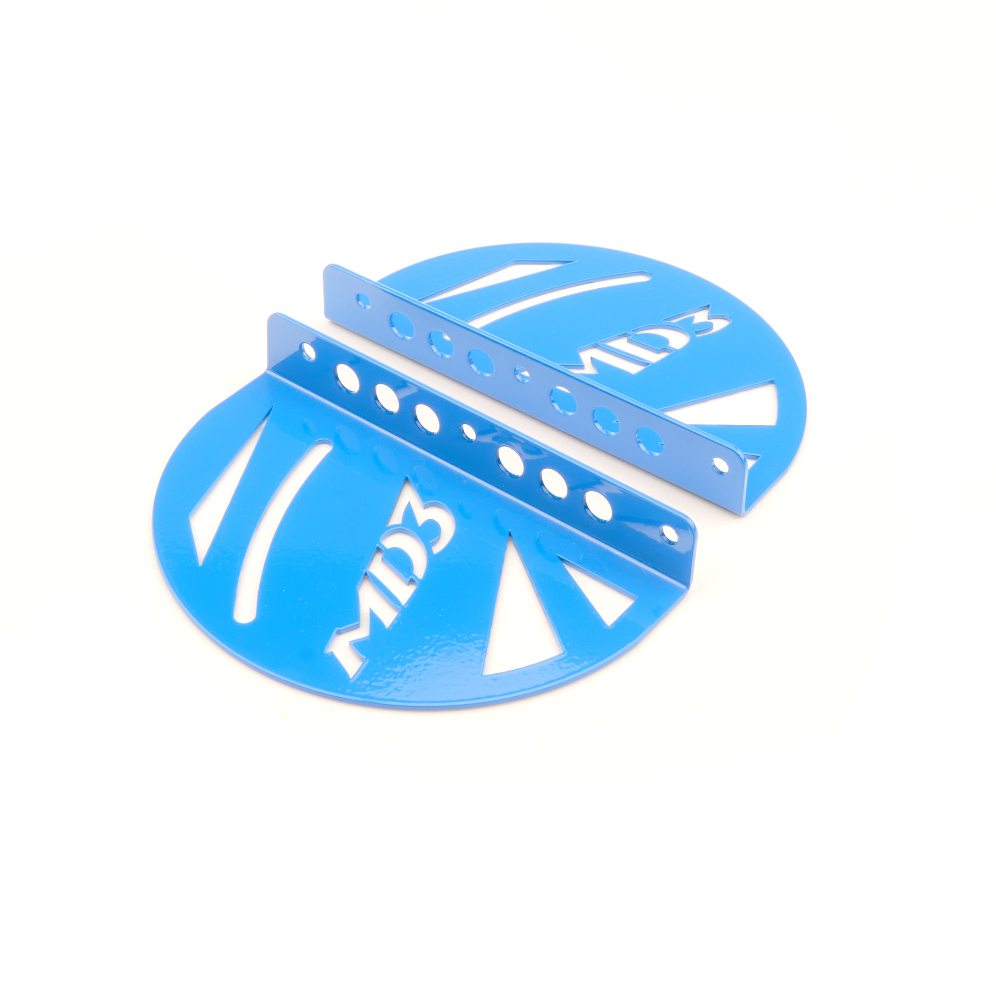 FIVESTAR — FIVESTAR Spoiler End Plate MD3 Blue (Pair)
