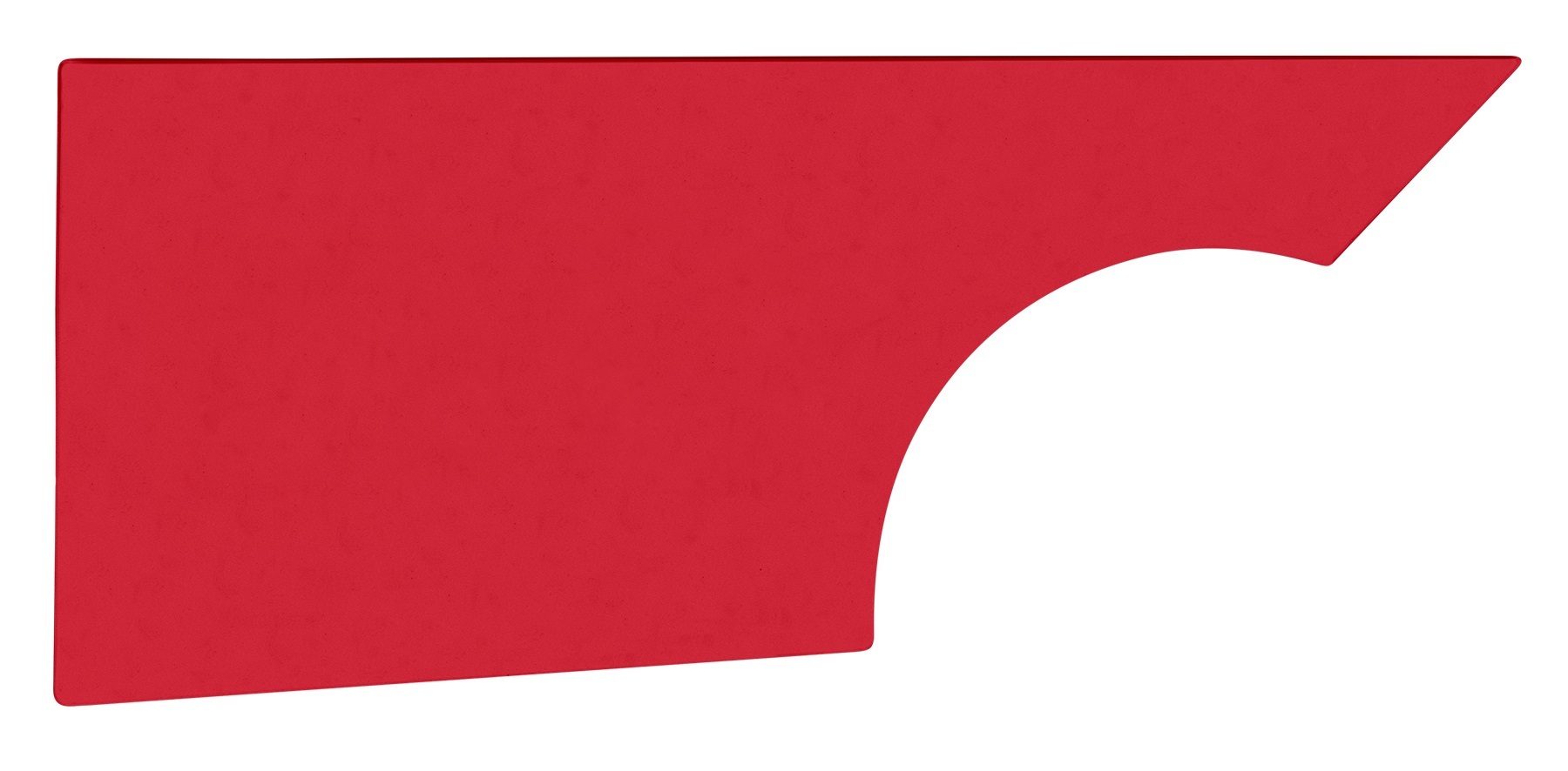 FIVESTAR — FIVESTAR Quarter Panel Dirt Right Side Red