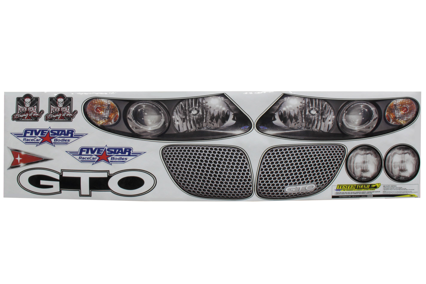 FIVESTAR — FIVESTAR Nose Only Graphics MD3 GTO Sticker Decal