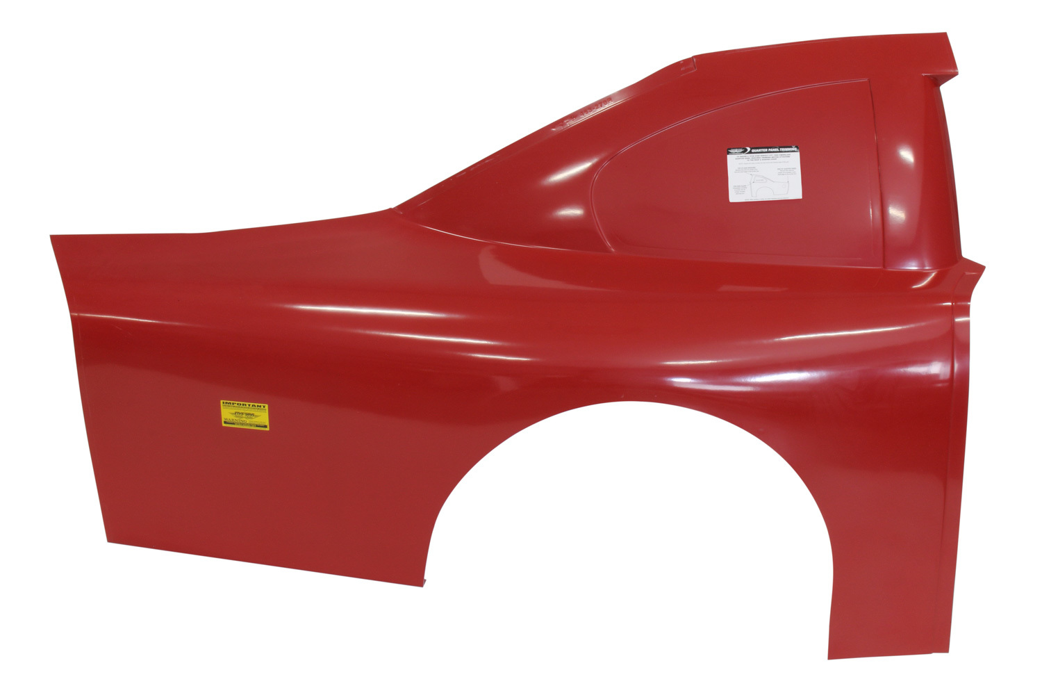 Quarter Panel - Passenger Side - ABC - Traditional Roof - Fiberglass - Red - Ford Fusion - Each